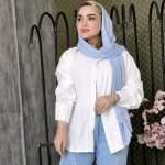 مانتو مراکشی سفید - مانتو پاتریس رشت