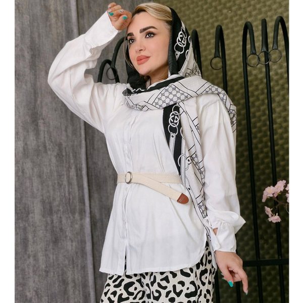 مانتو مراکشی سفید - مانتو پاتریس رشت