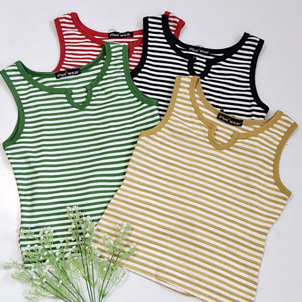 تاپ راه راه حلقه ای - مانتو پاتریس رشت