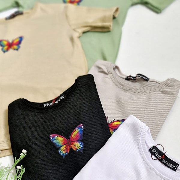 تیشرت فانریپ پروانه - مانتو پاتریس رشت