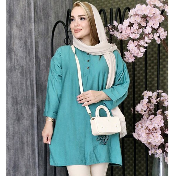 مانتو گلدوزی گربه و چتر - مانتو پاتریس رشت