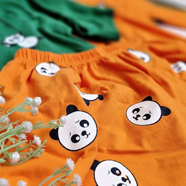 ست تیشرت شورتک جیب پاندا
