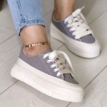 کتونی طوسی لژ دار - مانتو پاتریس رشت