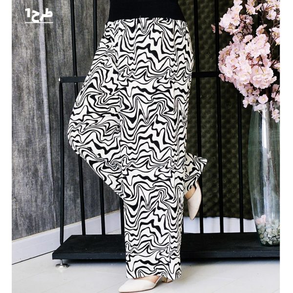 شلوار کریشه طرحدار - مانتو پاتریس رشت