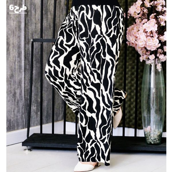 شلوار کریشه طرحدار - مانتو پاتریس رشت