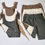 ست تاپ شورتک ریلی - مانتو پاتریس رشت