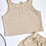 ست تاپ شلوارک ریلی - مانتو پاتریس رشت