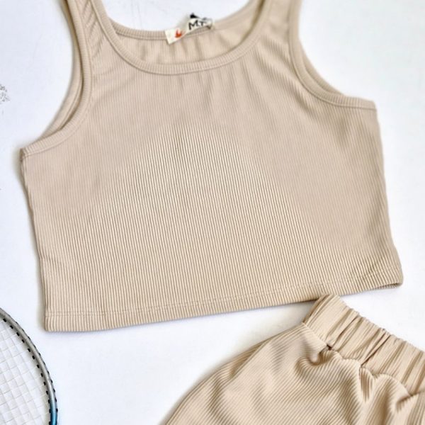 ست تاپ شلوارک ریلی - مانتو پاتریس رشت