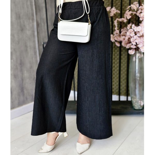 شلوار کراش مشکی - مانتو پاتریس رشت