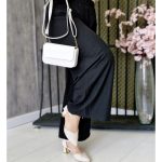 شلوار کراش مشکی - مانتو پاتریس رشت