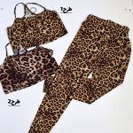 ست کراپ شلوار پلنگی 289002126 - Image 2