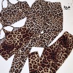 ست کراپ شلوار پلنگی 289002126 - Image 3