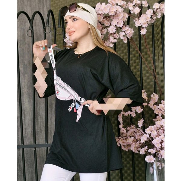 تیشرت لانگ چاپ کیف - مانتو پاتریس رشت