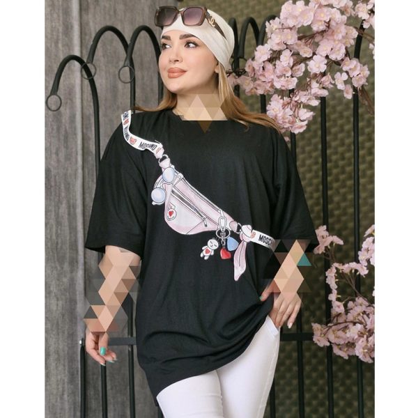 تیشرت لانگ چاپ کیف - مانتو پاتریس رشت