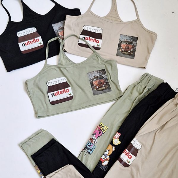 ست کراپ شلوار میکس - مانتو پاتریس رشت