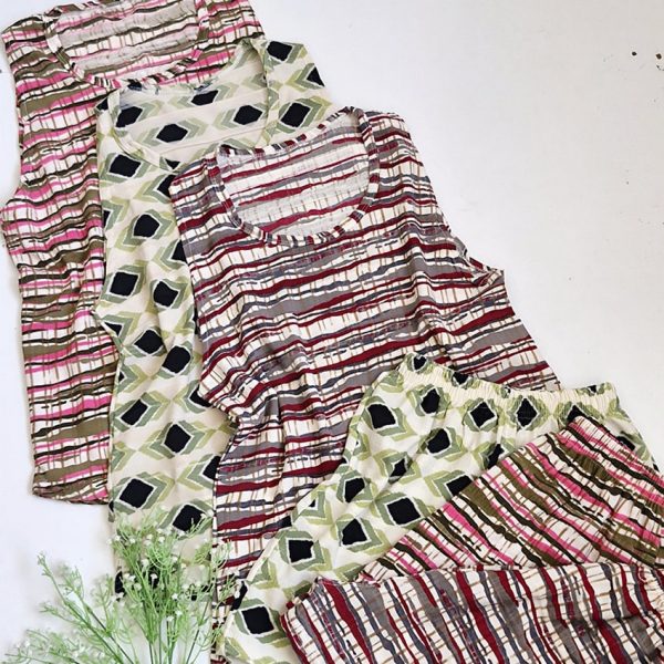 ست تاپ شورتک طرحدار - مانتو پاتریس رشت