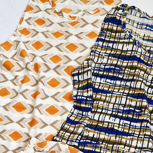 ست تاپ شورتک طرحدار - مانتو پاتریس رشت