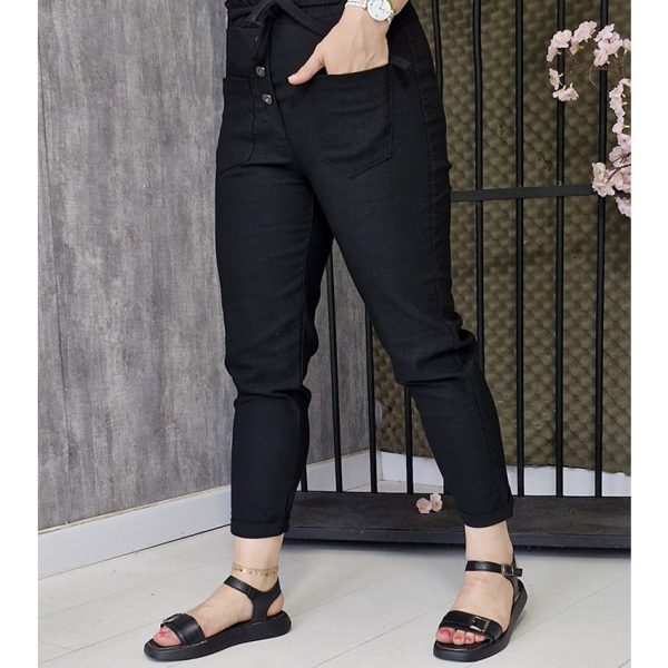 31400198-001-min شلوار مام پاکتی مشکی - مانتو پاتریس رشت