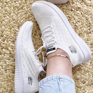 کتونی اسکیچرز لوزی سفید - مانتو پاتریس رشت