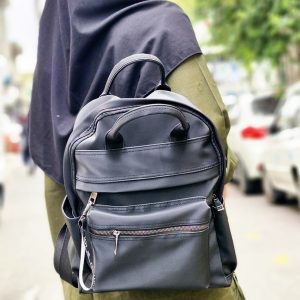 کوله پشتی لویی ویتون مشکی برزنتی - مانتو پاتریس رشت