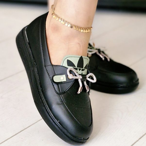 کتونی پاپیونی مشکی - مانتو پاتریس رشت