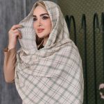 شال چهارخونه رنگی - مانتو پاتریس رشت