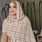 شال چهارخونه رنگی - مانتو پاتریس رشت