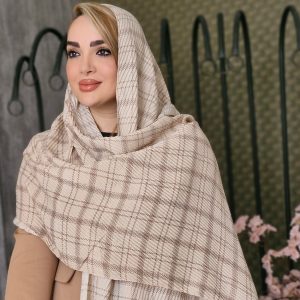 شال چهارخونه رنگی - مانتو پاتریس رشت