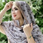 شال راه راه گلی- مانتو پاتریس رشت