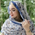 شال راه راه گلی- مانتو پاتریس رشت