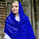 شال راه راه توری