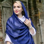 شال راه راه توری