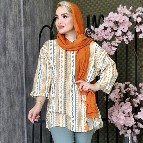 35100196-5-min تونیک طزح گلیمی - مانتو پاتریس رشت