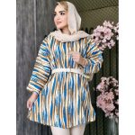 شومیز یقه هفتی راه راه - مانتو پاتریس رشت