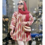 شومیز یقه هفتی راه راه - مانتو پاتریس رشت