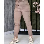 شلوار مام جلو جیب نسکافه ای