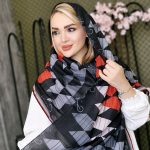 شال نخی لوزی - مانتو پاتریس رشت