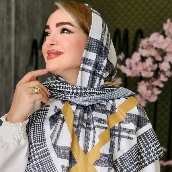 روسری راه راه پیچازی - مانتو پاتریس رشت