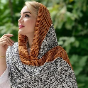 شال پیچازی و پلنگی نخی -مانتو پاتریس رشت