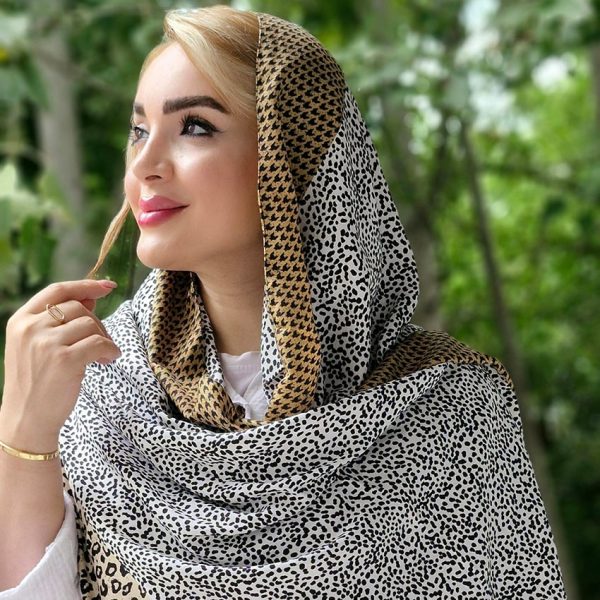 شال پیچازی و پلنگی نخی -مانتو پاتریس رشت