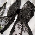 گیره پاپیون مشکی گیپور - مانتو پاتریس رشت