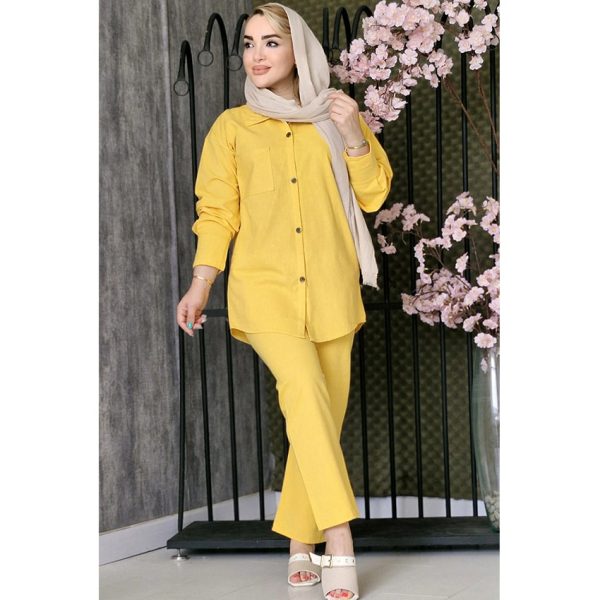 ست مانتو شلوار لینن - مانتو پاتریس رشت