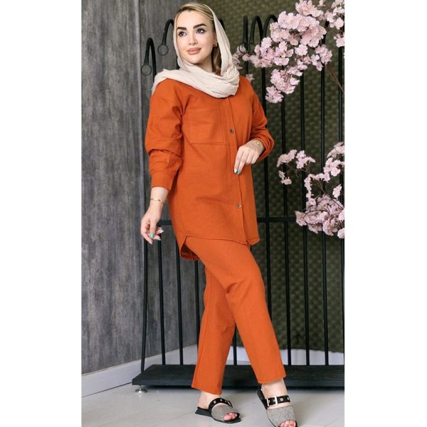 ست مانتو شلوار لینن - مانتو پاتریس رشت