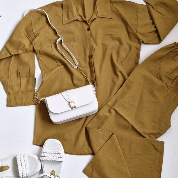 ست مانتو شلوار لینن - مانتو پاتریس رشت