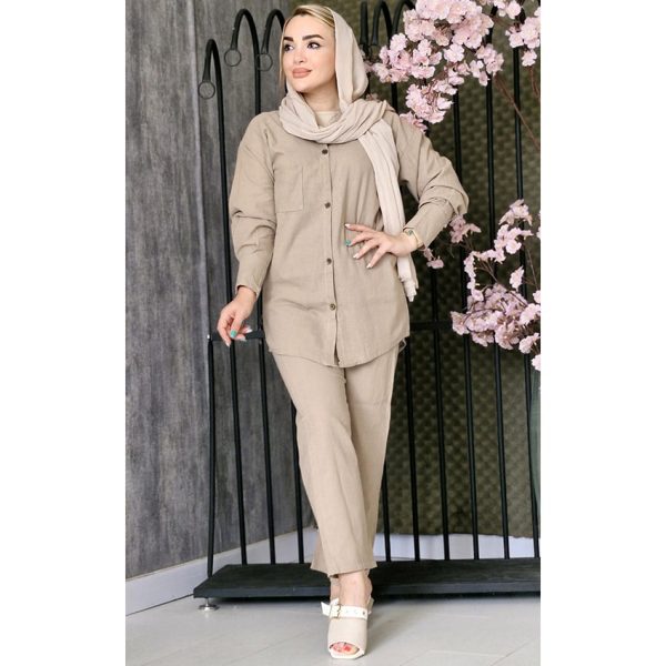 ست مانتو شلوار لینن - مانتو پاتریس رشت