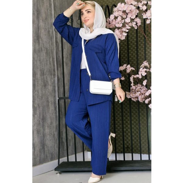 ست کراش دکمه ای - مانتو پاتریس رشت