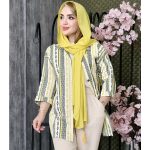 مانتو کریشه طرح گلیم - مانتو پاتریس رشت