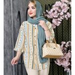 مانتو کریشه طرح گلیم - مانتو پاتریس رشت