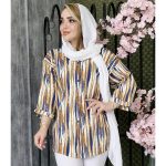 مانتو آستین پاکتی راه راه - مانتو پاتریس رشت