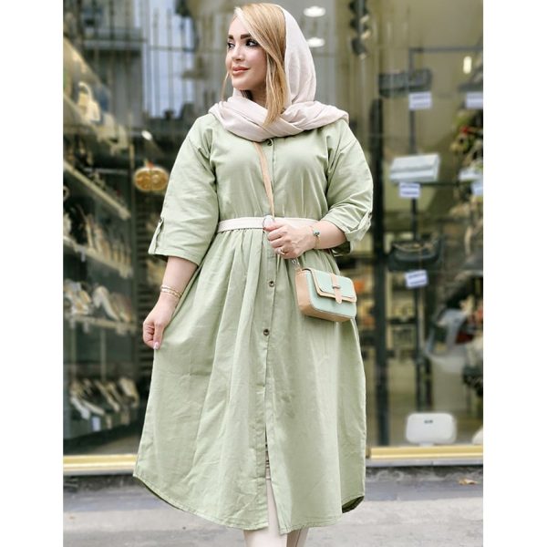 36600441-3-min پیراهن لینن چین دار - مانتو پاتریس رشت